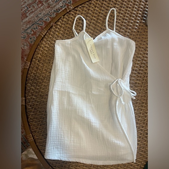 Copper Key Other - NWT girls white wrap dress.